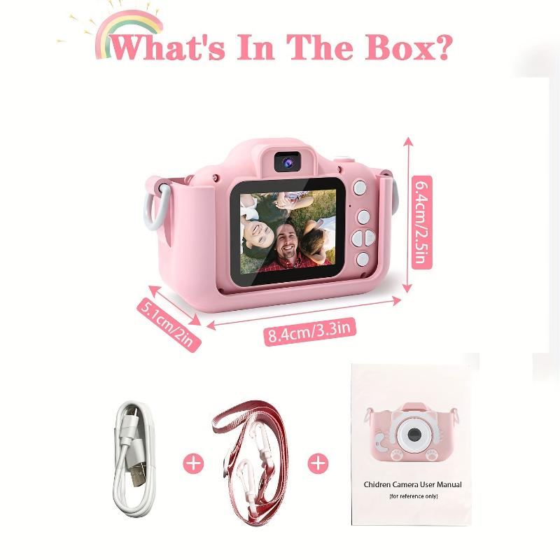 Selfie HD Camera, Portable Digital Camera Toy, HD Digital Video Camera For Boys And Girls, Christmas, Halloween, Thanksgiving Gift