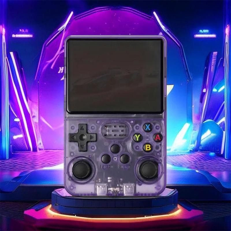 R36S Retro Video Handheld Game Console, Rechargeable Linux System 3.5 Inch IPS Screen Game Console, 32+64G TF Card Preinstalled Game Console for Home & Travel, Handheld Game Device handheld retrogamer36s Charging Durable Protection Portable