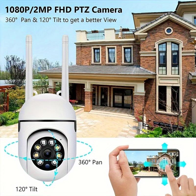 3Pcs 2MP Security Camera Wireless Security Camera System Monitor Your Home And Pets Day And Night With 2.4Ghz WIFI (Only Support 2.4Ghz), Night Vision, Pet Room Cam