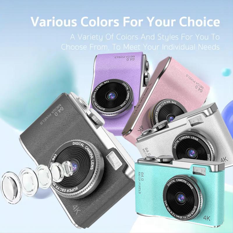 [Christmas gifts]Portable, Universal Mini Point & Shoot Camera for Boys and Girls,CCD Camera for Travel & Photography  Memory  Charging digital camera