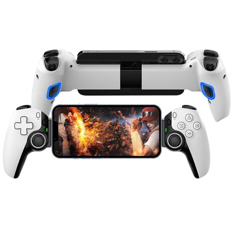 Mobile Game Controller, Portable Gamepad for Cellphone, Long Design Game Controllers for PS3 PS4 PC Switch & Tablet, Console Accessories