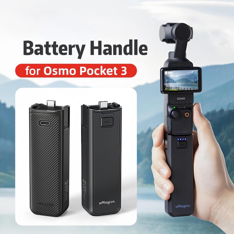 Magnetic Power Bank for DJI Osmo Pocket 3, 1 Count Portable Rechargeable Battery Pack with Data Cable, Camera Accessories for DJI Osmo Pocket 3