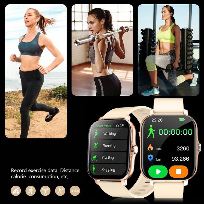 1.83 Inch HD Screen Multifunctional Smartwatch, 1 Count Fashionable Wireless Calling & Message Notification Electronic Watch, Music Player, USB Rechargeable Fitness Tracker for Android & iOS