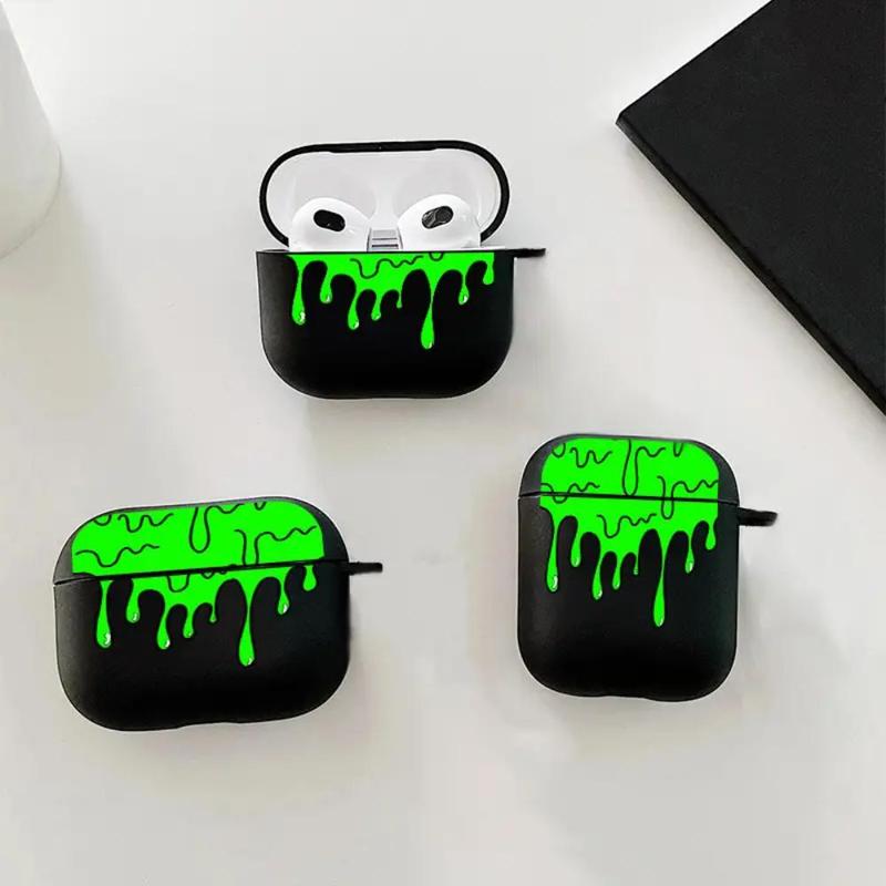 Luminous Pattern Earphone Case, Creative Liquid Graphic Earphone Case, Shockproof Cases Cover Earphone Cases For AirPods1 2, AirPods3, AirPods Pro, AirPods Pro2