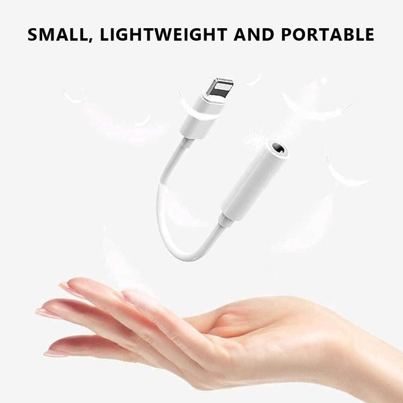 3.5mm Headphone Adapter, Audio Auxiliary Adapter Dongle Compatible with iPhone 14 13 12 11 Pro XR XS Max