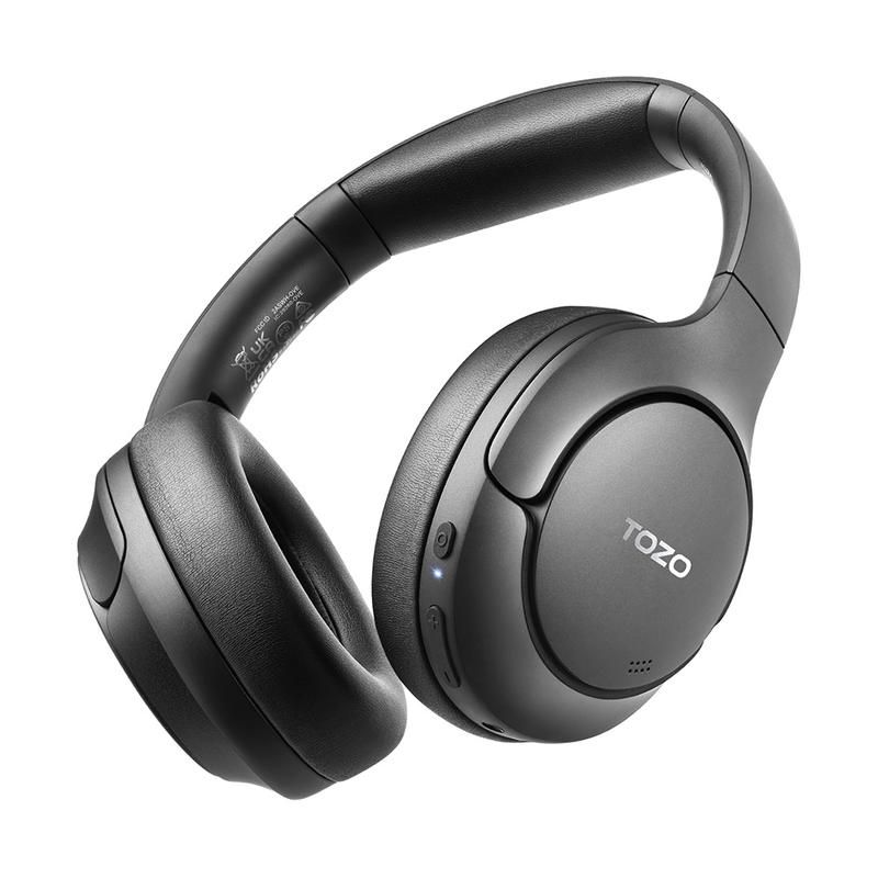 TOZO HT2 Hybrid Active Noise Cancelling Headphones, Wireless Over Ear Bluetooth Headphones wireless earphone