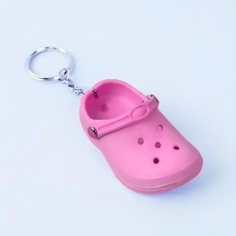 Cute Shoe Shaped Phone Charm, 1 Count Novelty Mini Croc Phone Keychain Ornament, Phone Pendant, Bag Decorative Accessories, Car Key Decoration, Smartphone Phone Accessories