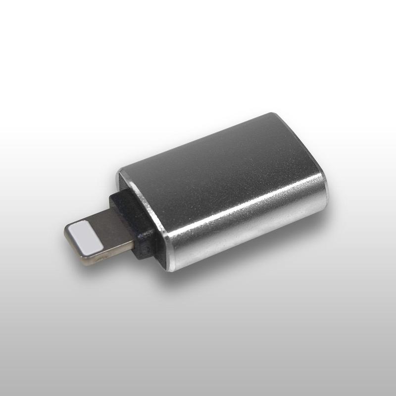 USB OTG Adapter, High Speed Data Transfer for iPhone iPad, Compact Portable Adapter for Watch Movies and Documents Anytime and Anywhere