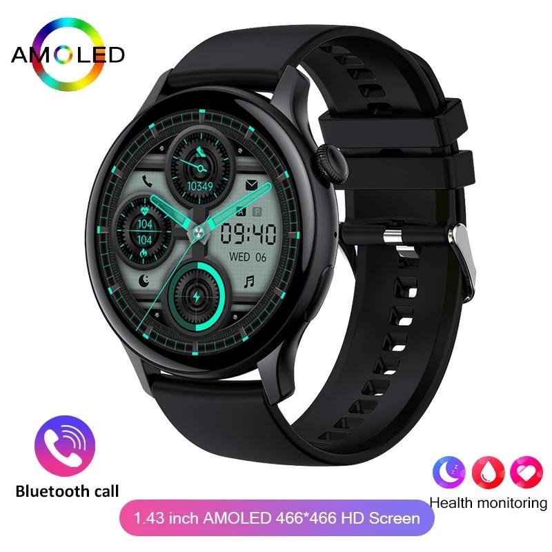 2024 True AMOLED Smart Watch Ladies Screen Always Show Time 466*466 HD Health Tracker Voice Calling Smartwatch Women For Xiaomi