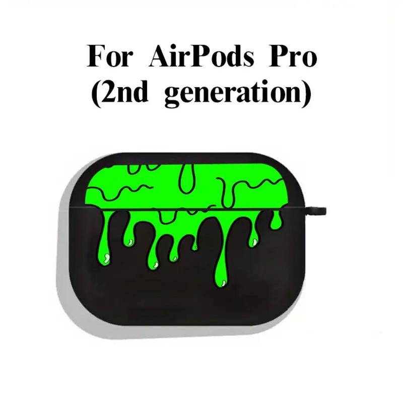 Luminous Pattern Earphone Case, Creative Liquid Graphic Earphone Case, Shockproof Cases Cover Earphone Cases For AirPods1 2, AirPods3, AirPods Pro, AirPods Pro2