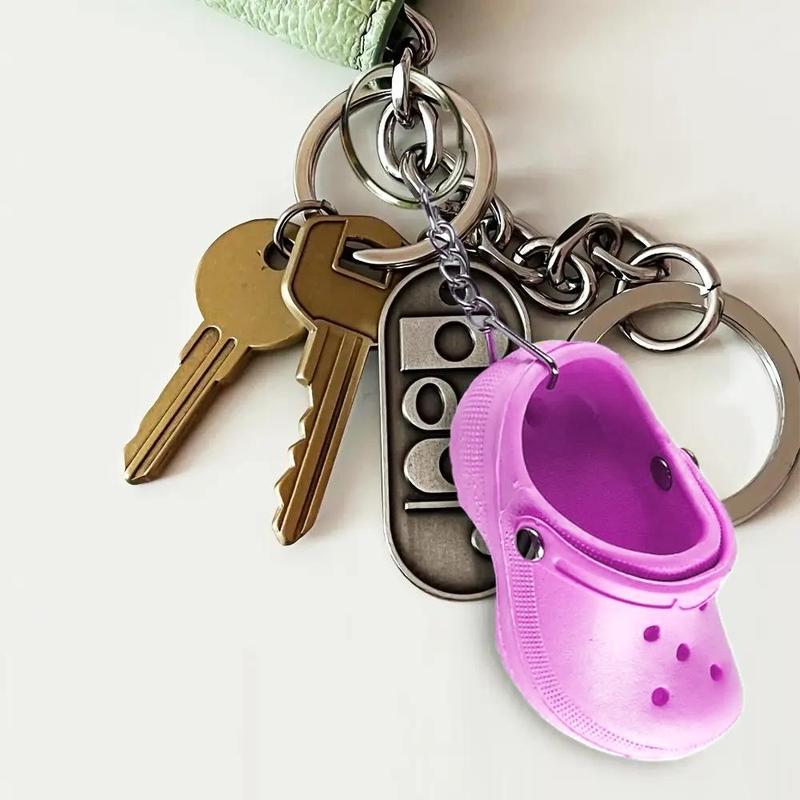 Cute Shoe Shaped Phone Charm, 1 Count Novelty Mini Croc Phone Keychain Ornament, Phone Pendant, Bag Decorative Accessories, Car Key Decoration, Smartphone Phone Accessories