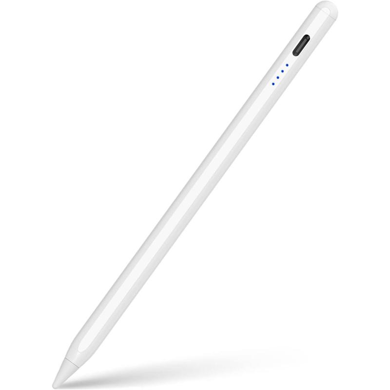 Pencil 2nd Generation, Pen for iPad with Fast Charge & Palm Rejection & Tilt Sensitivity. Pencil for iPad for Painter and Writer. Stylus Pencil for iPad 2018-2024 iPad Mini Pro Air (White)