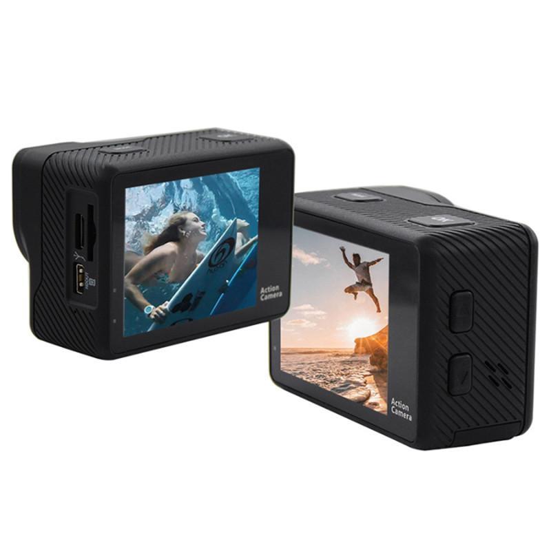 4K Waterproof Action Camera, 2.0inch Screen WiFi Outdoor Diving Camera with Remote Control, Action Camera for Home & Outdoor