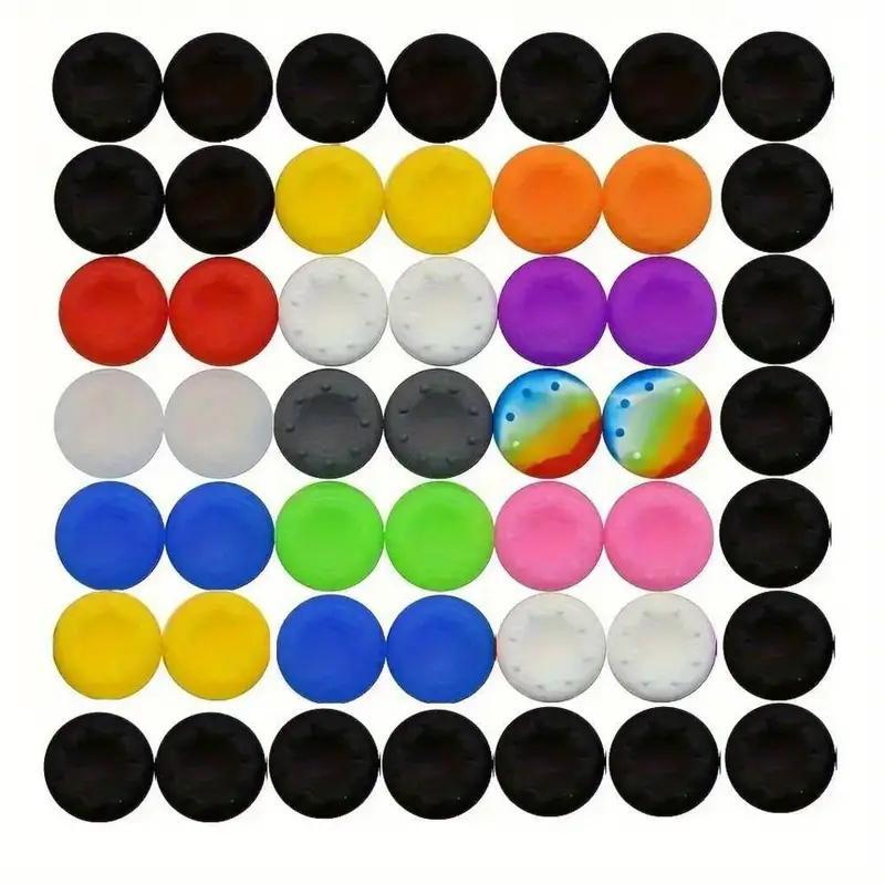 Silicone Thumbstick Cap, Analog Cover Case Skin, Durable Joystick Grip Grips for PS4 PS3 PS2 XBOX 360, Console Accessories