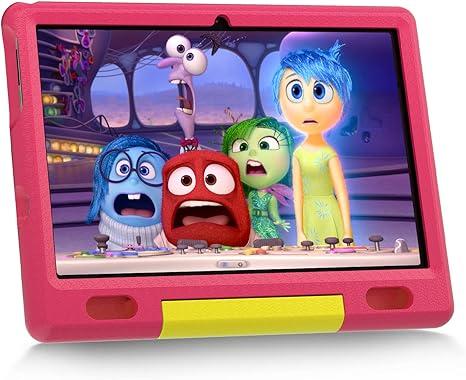 Aeezo Optional 10-inch 7-inch Tablet, 2GB+32GB Android 12 with Case, WiFi, Bluetooth,  Dual Camera, Eye Protection, Games, Google Services Learning Tablet Pink Blue