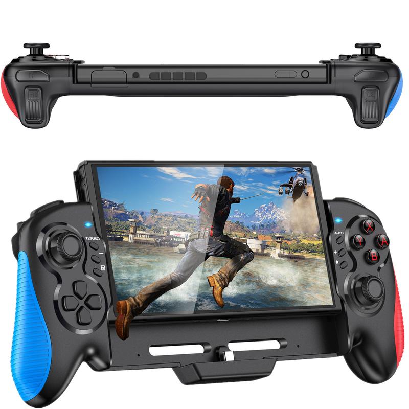 (NOT Including Switch Console)Switch Controllers, Switch Controller One Piece Handheld Joy Pad Replacement for Switch Pro Controller Gamepad, Switch Controllers Remote Suitable for Big Hand Players with Adjustable TURBO Function