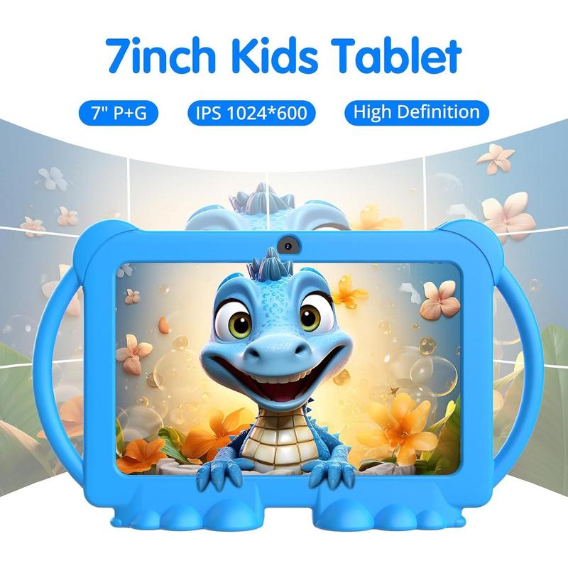 Tablet 7 inch  Tablet Android Tablet for  4GB RAM 32GB ROM Tablets IPS Touch Screen, Iwawa & Parent Control  Tablet WiFi Dual Camera, Shockproof Case.