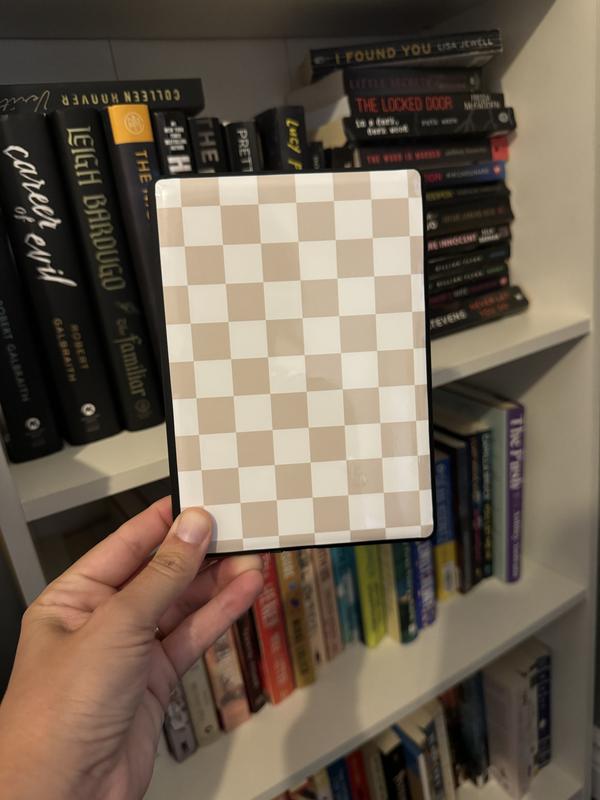 Cream Checker Kindle E-reader Skin Vinyl Decal Sticker