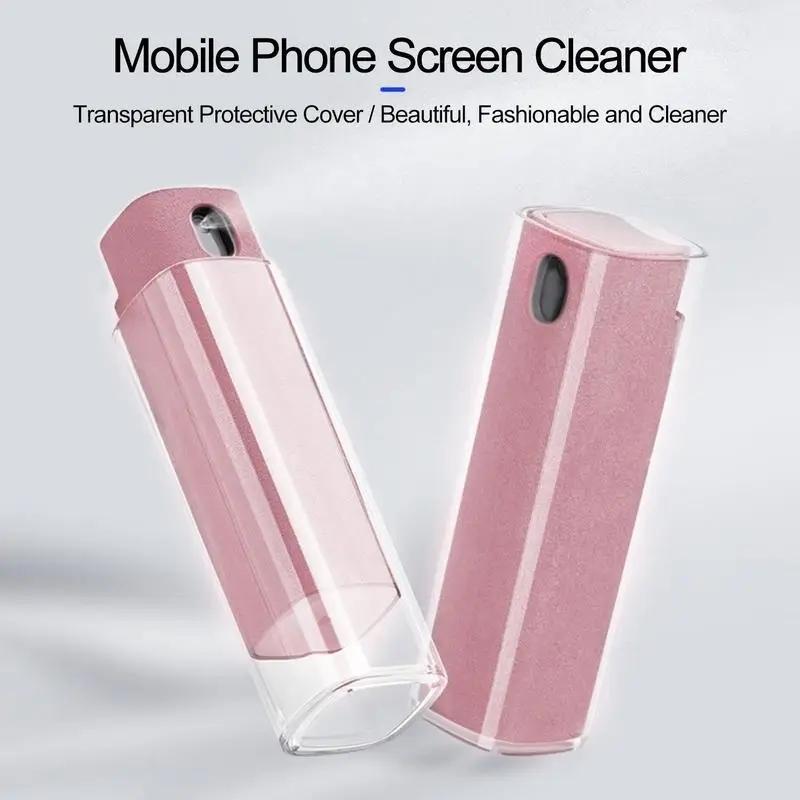 Portable Screen Cleaner,  2 In 1 Screen Cleaning Spray & Wiper, Camera Lens Cleaning Spray, Mobile Phone Screen Cleaner, Camera Care Product