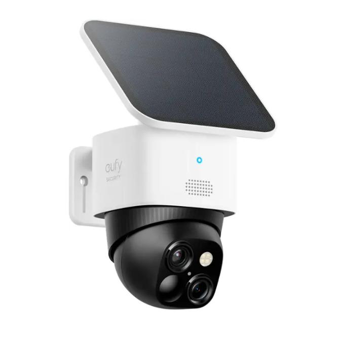 HOME FULL DEALS | eufy Security - SoloCam S340 Outdoor Wireless 3k Security Camera with Dual Lens - White