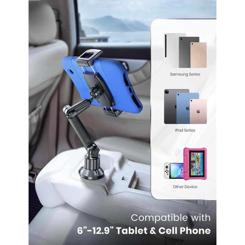 Tablet Holder for , for iPad Cup Holder  Mount with 1.57