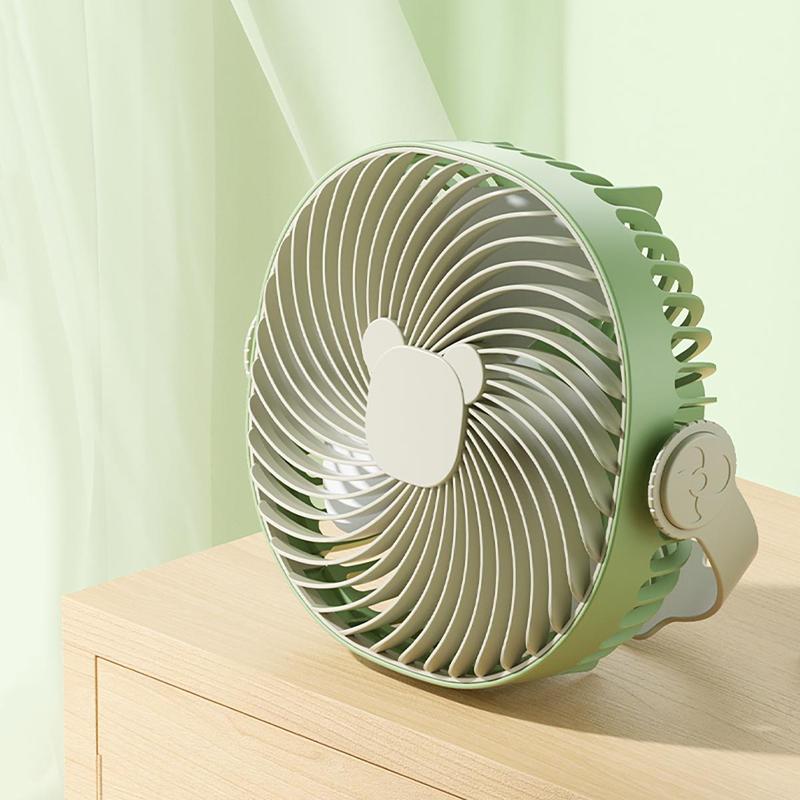 Household Wall Mounted Fan, 1 Count USB Rechargeable Cooling Fan, Multifunctional Tabletop Fan, Summer USB Fan for Home Office Bedroom Use