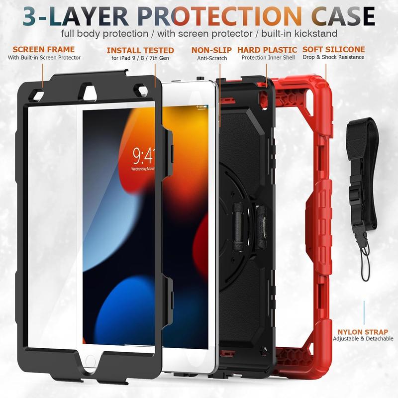 Case for iPad Air 11 13 Pro 11 13 2024, iPad 12.9, iPad 10th 10.9