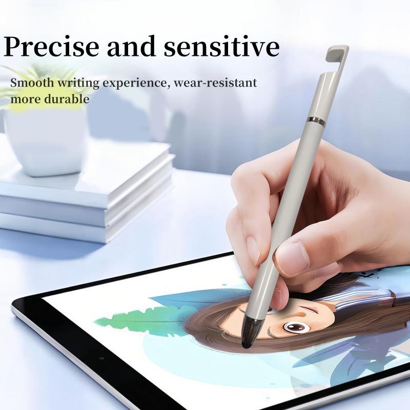 2-in-1 Rubber Stylus Touch Pen, Stylus Pen for Touch Screens, Touchscreen Pen for Tablets iPad Mini iPad Pro iPad Air Smartphones Samsung Galaxy