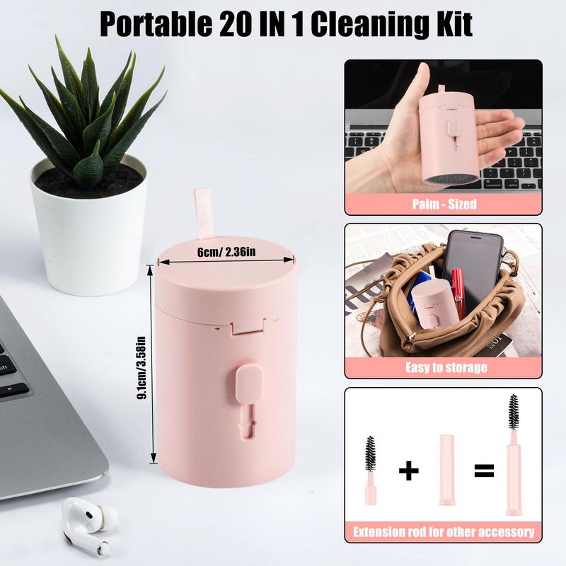 Multifunctional Phone Cleaning Kit, Easy to Store and Carry Camera Cleaning Tool Set, Multi-Tool Cleaning Kit for iPhone, AirPods, Camera