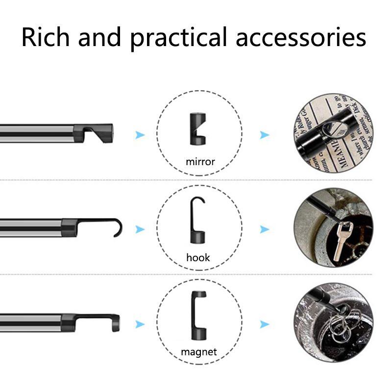 HD Industrial Endoscope Tools, 4.3 Inch IPS Screen 1080P Lens Waterproof Handheld Endoscope Camera Tool, Suitable for Home, Pipeline, Workshop, Car Inspection Tool, Car Accessories