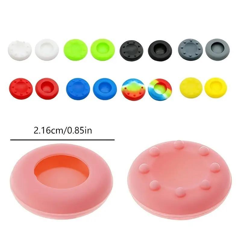 Silicone Thumbstick Cap, Analog Cover Case Skin, Durable Joystick Grip Grips for PS4 PS3 PS2 XBOX 360, Console Accessories