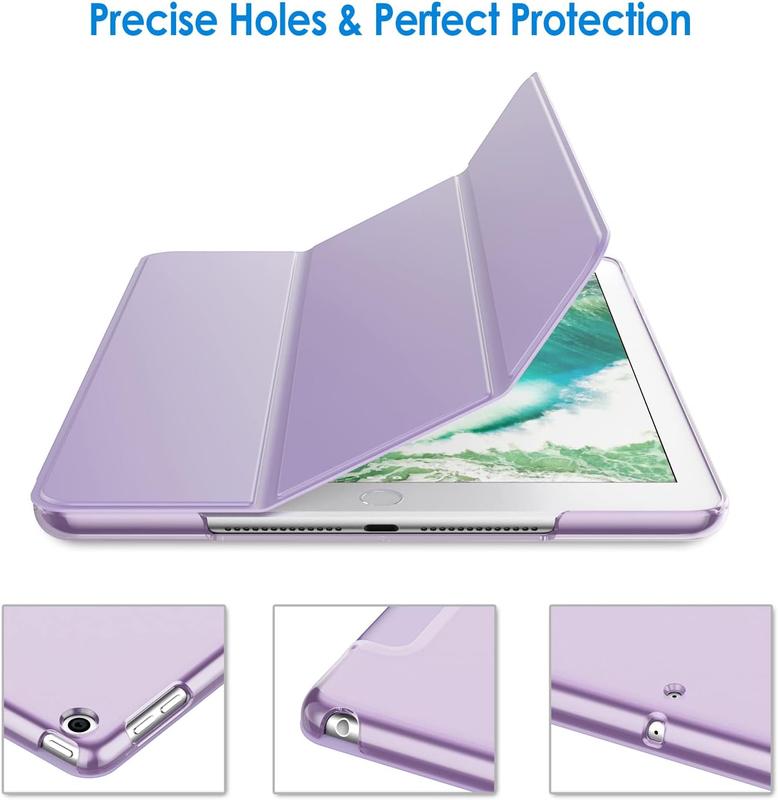 Case for iPad (9.7-Inch, 2018 2017 Model, 6th 5th Generation),  Cover Auto Wake Sleep (Light Purple)