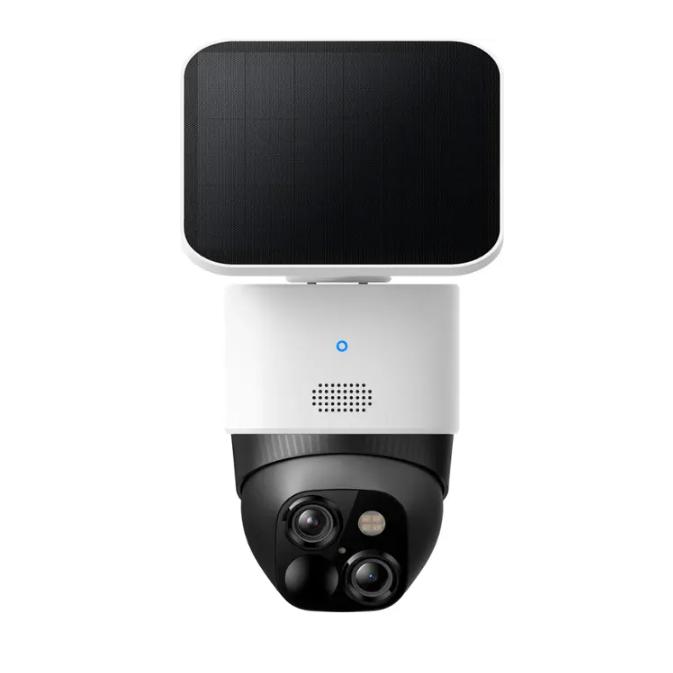 HOME FULL DEALS | eufy Security - SoloCam S340 Outdoor Wireless 3k Security Camera with Dual Lens - White