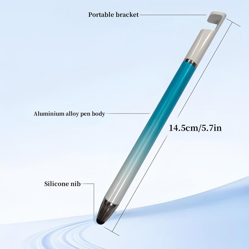 2-in-1 Rubber Stylus Touch Pen, Stylus Pen for Touch Screens, Touchscreen Pen for Tablets iPad Mini iPad Pro iPad Air Smartphones Samsung Galaxy