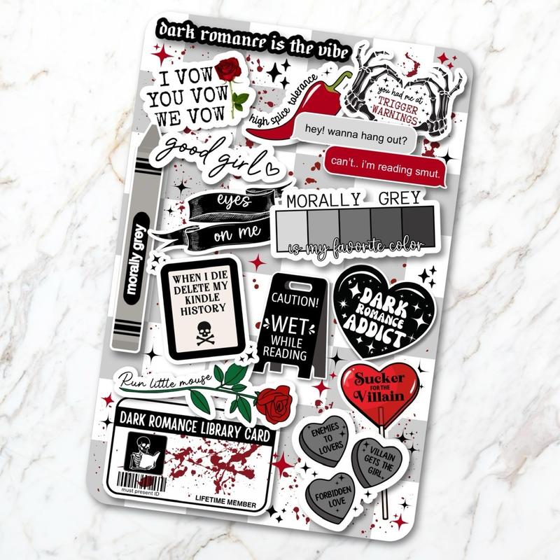 Cardstock Case Insert for Kindle Paperwhite Basic Scribe | Smutty Book Lover Gift | Bookish Stickers for E-Reader | Booktok Cover Insert | Morally Grey | Romance Books | Smut Reader | Spicy Stickers for Kindle Device Smartphone | Choose Your Kindle Size