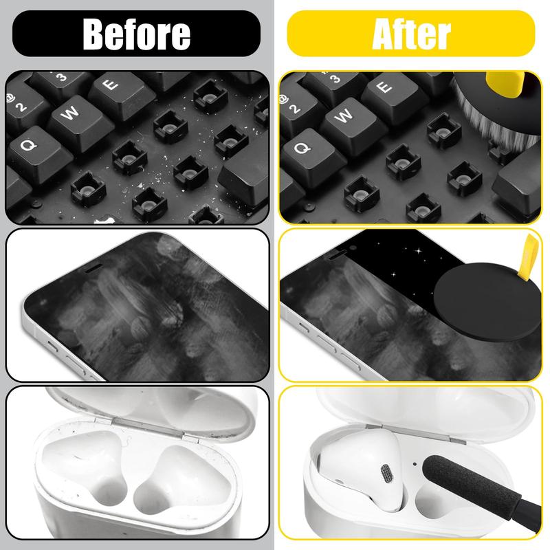 Multifunctional Cleaning Kit for Phone, AirPod, Camera, Multi-Tool Cleaning Kit, Portable Design Electronic Devices Cleaning Kit, Camera Care Accessories for Cleaning Phone Holes