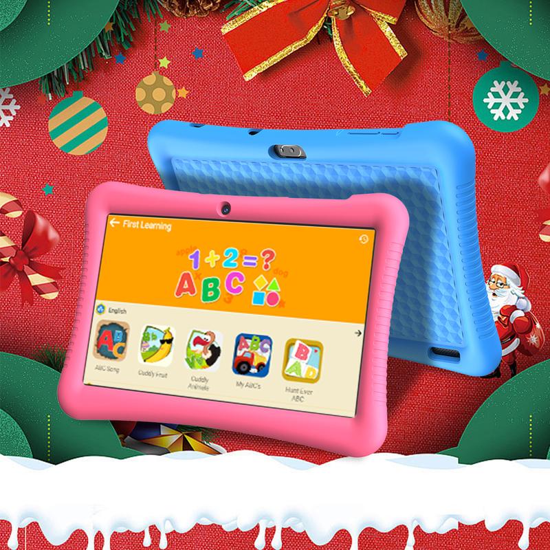 Kids Tablet 10.1 Inch Andriod 13 Toddler Tablet for Kids 3-12 Tablets with Octa-Core,10+64GB,HD Screen,6000mAh,WiFi2.4G,Bluetoot5.0,Kid-Proof Case,Google Play Store(Pink)  Parental  12 Eye Care Educational Android Tablet with Parental Lock