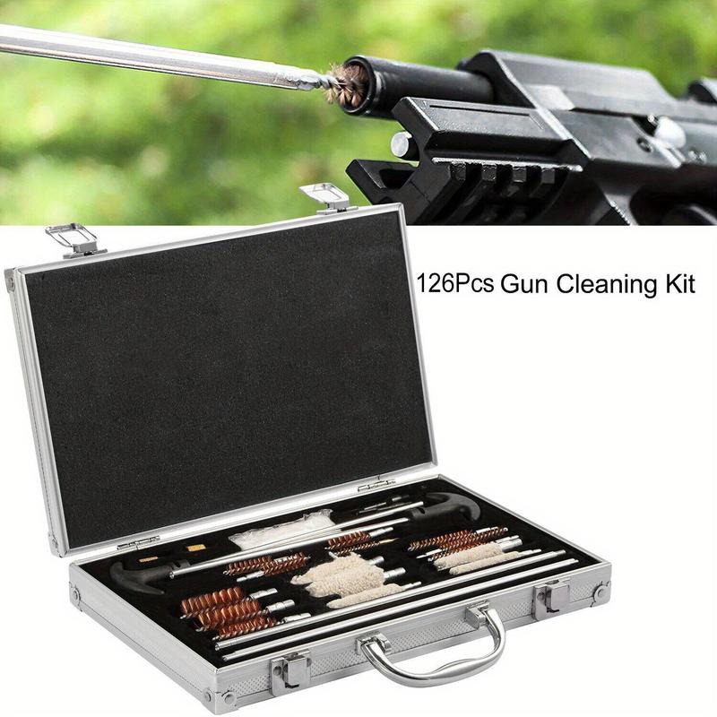 Universal Cleaning Kit, 125pcs set Portable Professional Cleaning Kit with Carrying Case, Tool Organizer