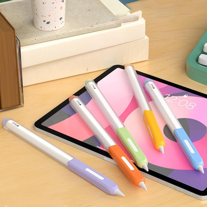 Silicone Tablet Stylus Pen Case, Anti-slip Tablet Stylus Pen Protective Cover, Tablet & Computer Accessories Compatible with Apple Pencil Pro 2nd