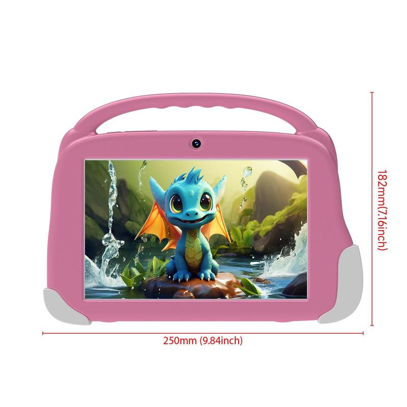 8 Inch Android 12.0 Tablet, Parental Control Software Tablet, Rechargeable Portable Tablet with Camera, Educational Tablet for Boys Girls Gift