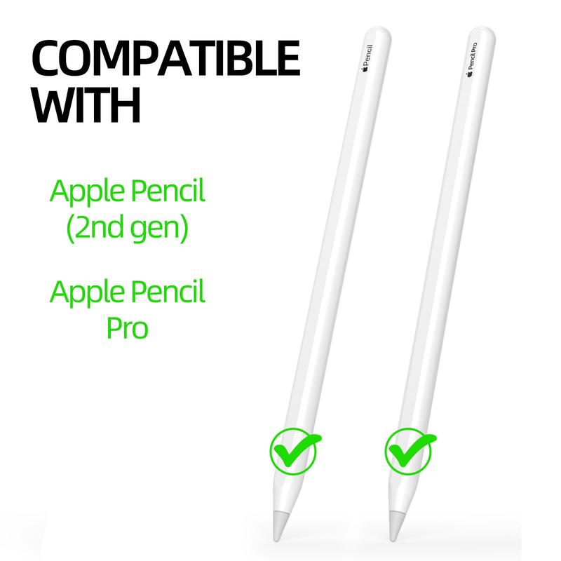 Silicone Tablet Stylus Pen Case, Anti-slip Tablet Stylus Pen Protective Cover, Tablet & Computer Accessories Compatible with Apple Pencil Pro 2nd