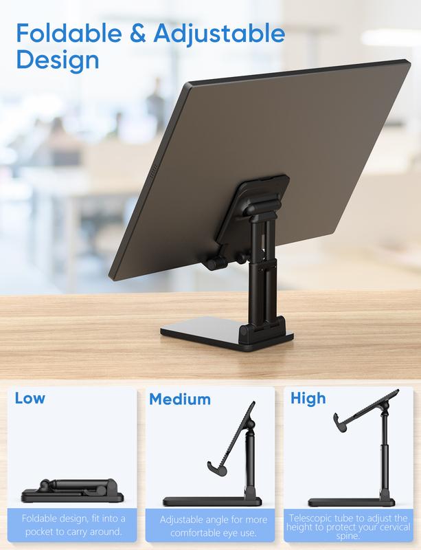 ARZOPA Tablet Stand, Adjustable & Foldable Sturdy 7