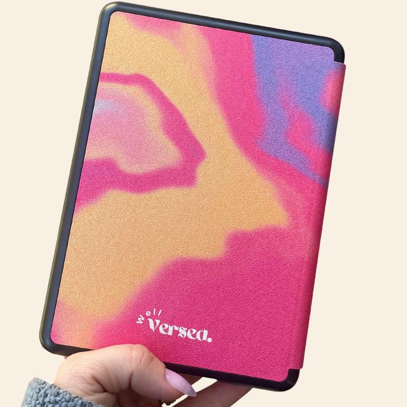 Well Versed Goods Kindle Case in Just a Lil'Smut Device Rainbow