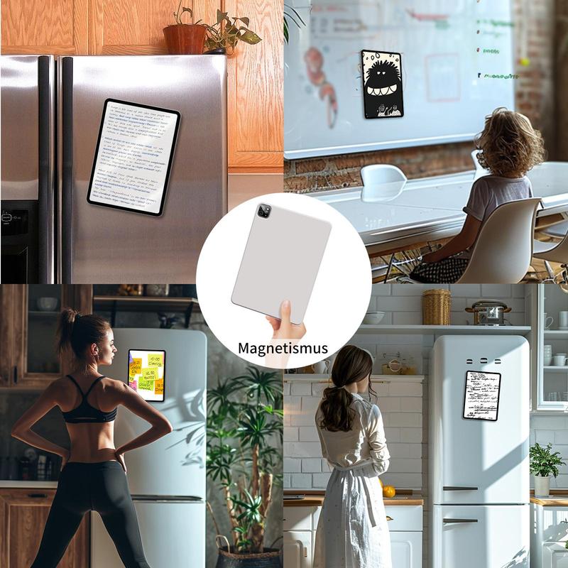 3 in 1 Removable Magnetic Protective Case, 1 Count Height Adjustment Bracket Tablet Case, Tablet & Computer Accessories for iPad Series