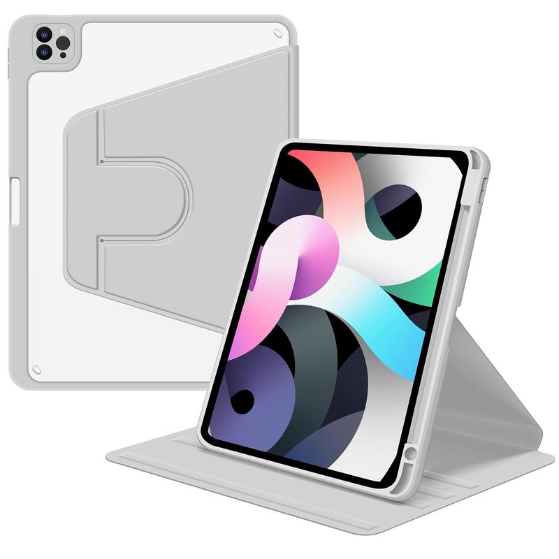 720 Degree Rotating Tablet Case with Stand & Slot, Anti-scratch Tablet Protective Cover, Tablet Cover, Tablet Accessories Compatible with iPad Pro 11inch 12.9inch