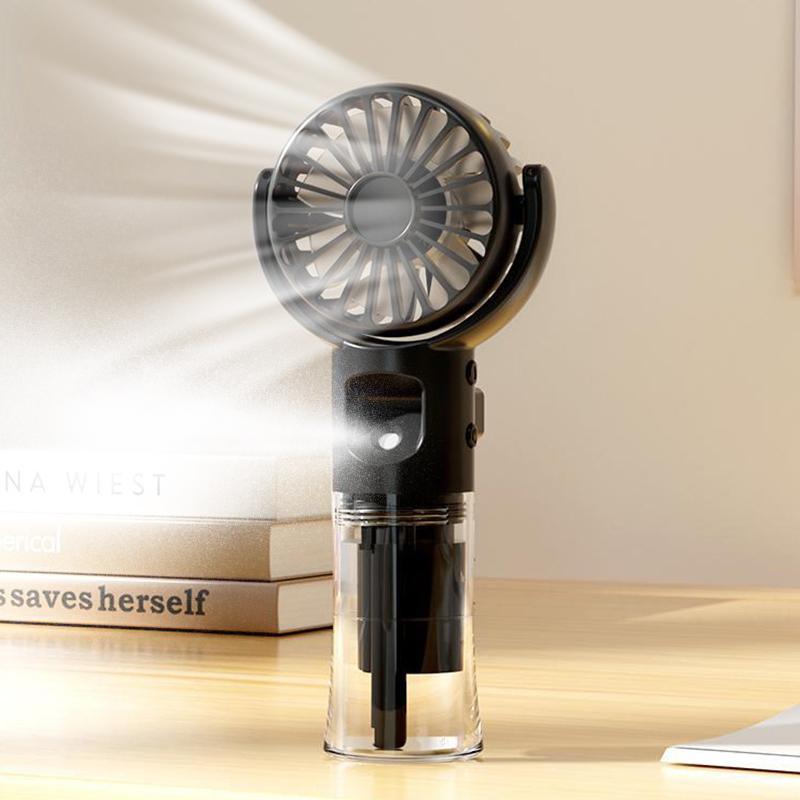 USB Rechargeable Handheld Misting Fan, Portable Mini Fan, Mobile Cooling Fan, Multifunctional Mini Fan Cooler For Travel, Outdoors, Hiking, Camping, Office, USB & Mobile Fans