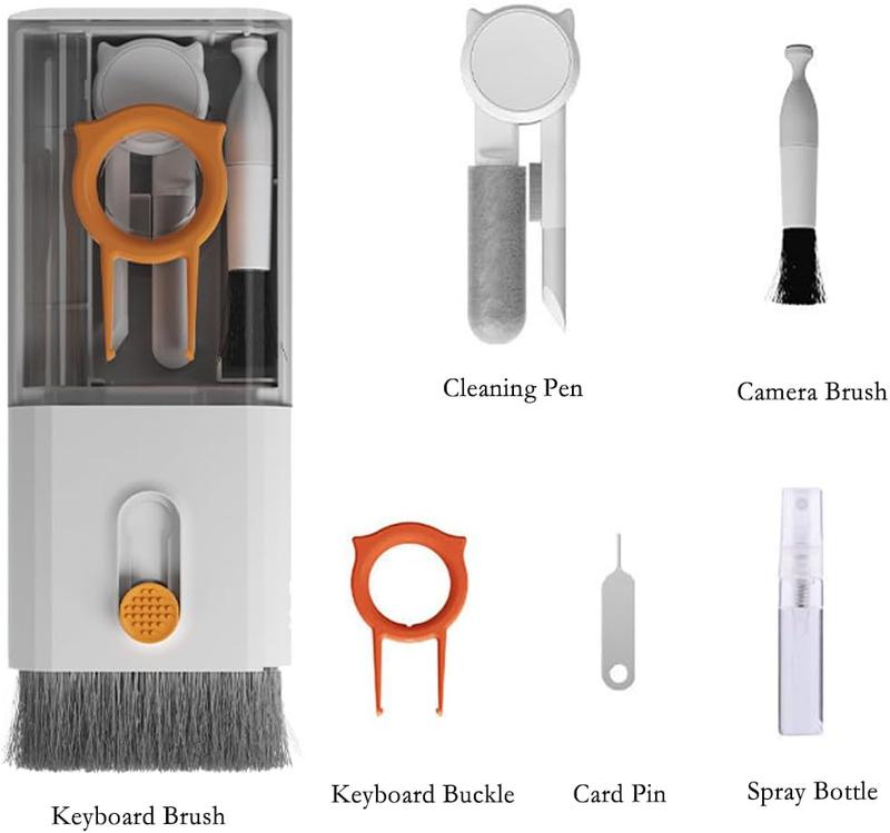 Laptop Keyboard Cleaning Kit, Electronics Screen Cleaner Repair Tool, Earbud Cleaner Pen  Cleaner for Computer Camera Smartphone Brush