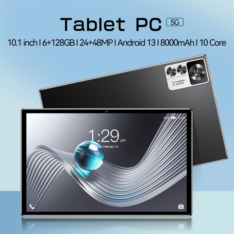 sales promotion10.1 inch Tablet 8GB+256GB BT5.0 Calling 10-Core MTK6797 Processor 128GB Memory Large Storage Capacity 7000mAh Battery Tablet  Christmas Gift