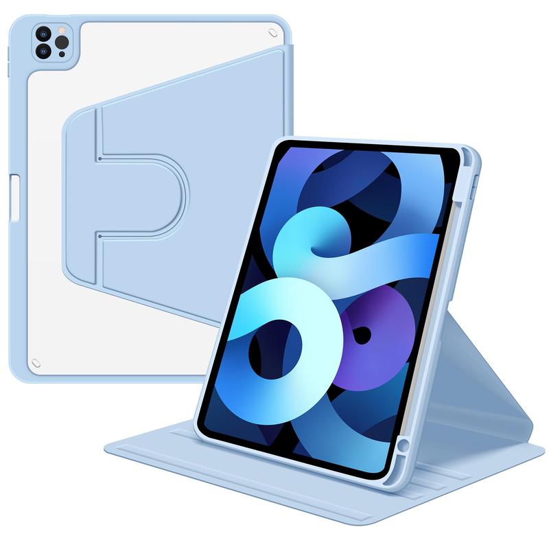 720 Degree Rotating Tablet Case with Stand & Slot, Anti-scratch Tablet Protective Cover, Tablet Cover, Tablet Accessories Compatible with iPad Pro 11inch 12.9inch