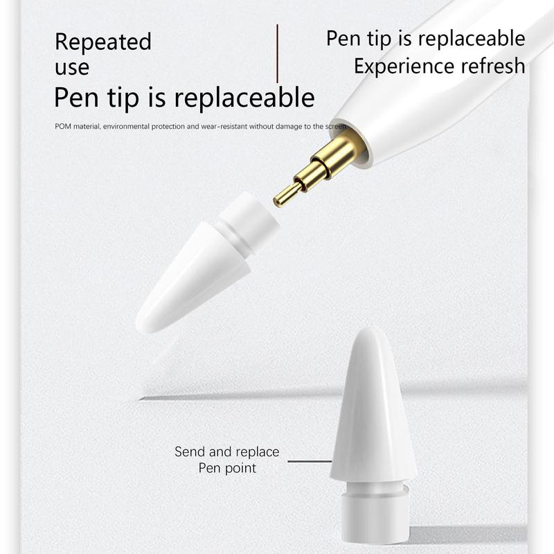 Digital Stylish Pens Pencil Rechargeable For apple pencil, Universal Stylus Pen For Android iphone Windows Touch Screen Active Stylus capacitive stylus pen for touchscreen For IPad Pencil Active Touch Pen Tablet Drawing Writing Accessories Computer